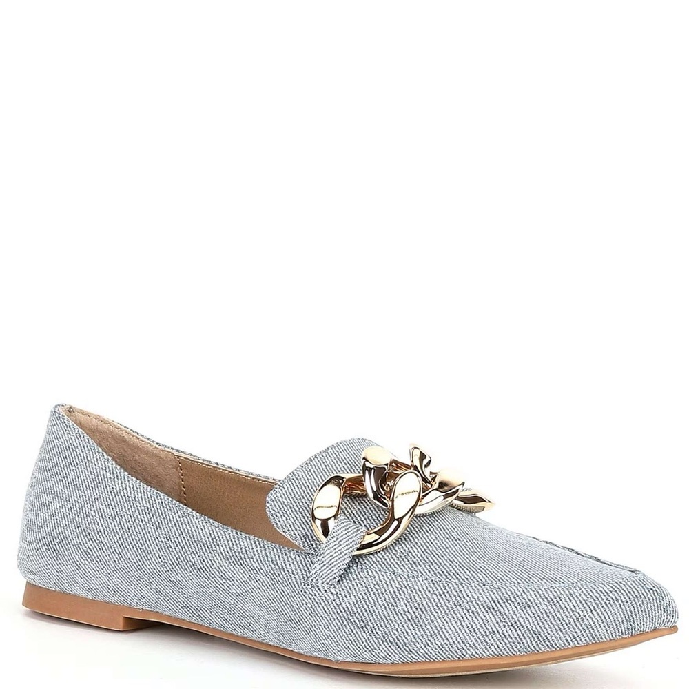 NWOT Steve Madden denim loafers